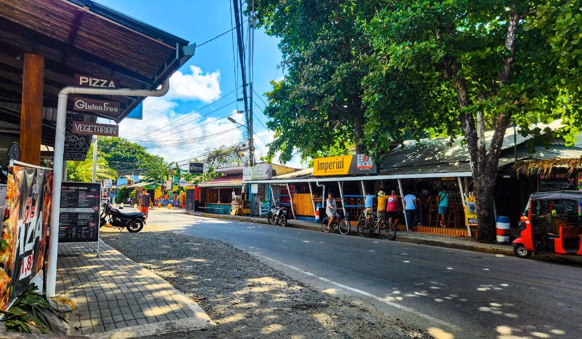 Afro-Caribbean cultural scene in Puerto Viejo, Costa Rica